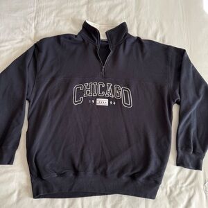 Brandy Melville Chicago 1994 Navy Sweater